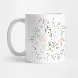 Hand drawn flowers Mug